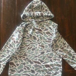 BURLEBO Kids Camouflage performance hoodie